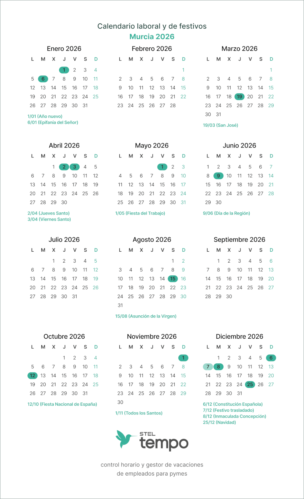 Calendario-laboral-festivo-murcia-2026