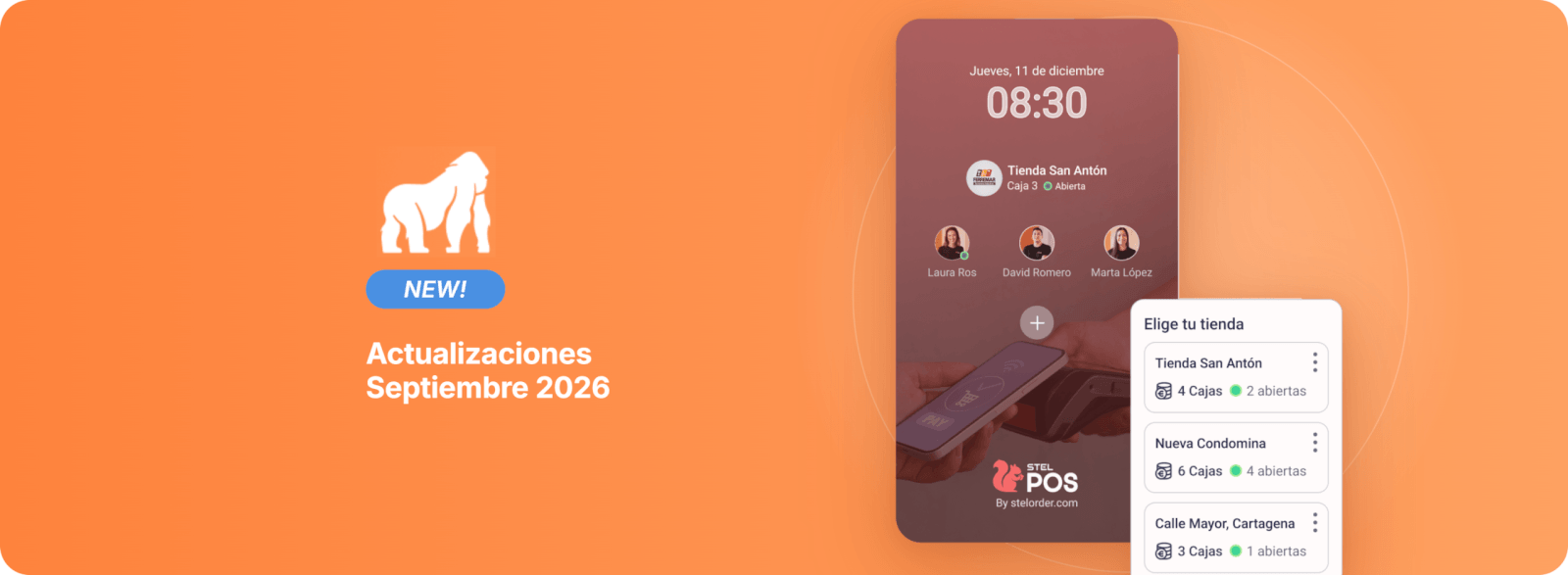 Actualizaciones de septiembre: novedades en STEL POS, STEL Assistant, Etiquetas y más